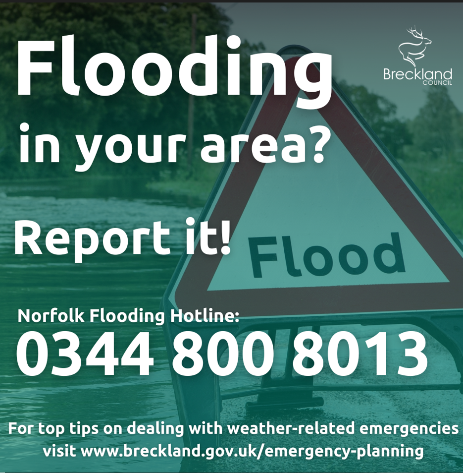 Flood Management & Reporting Information – Narborough Parish Council